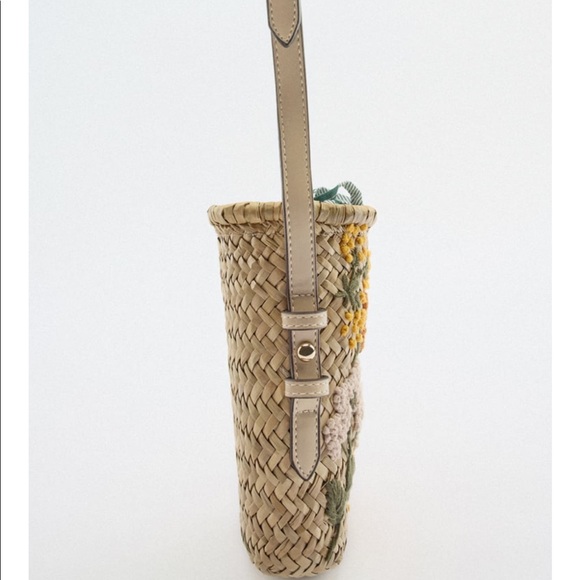Zara raffia mini crossbody bag - Picture 5 of 8